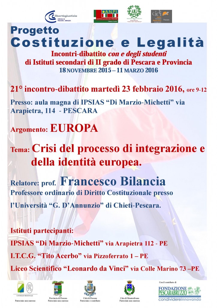 locandina 21° incontro-dibattito Francesco Bilancia