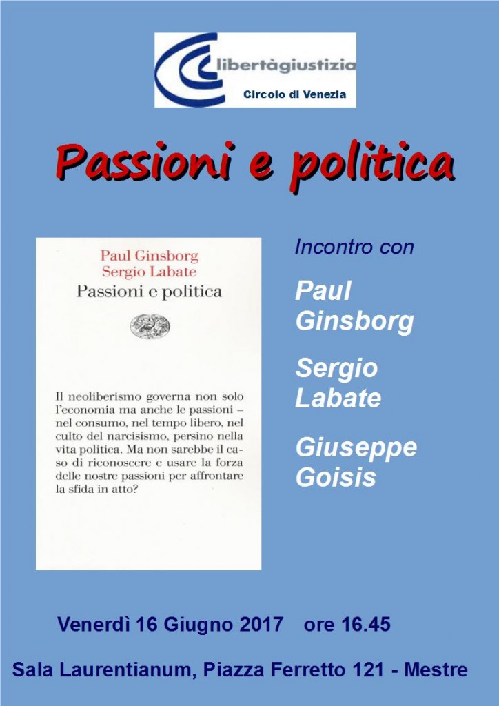 locandina passioni e politica