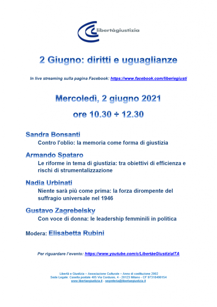 Webinar 2 giugno 2021 - locandina